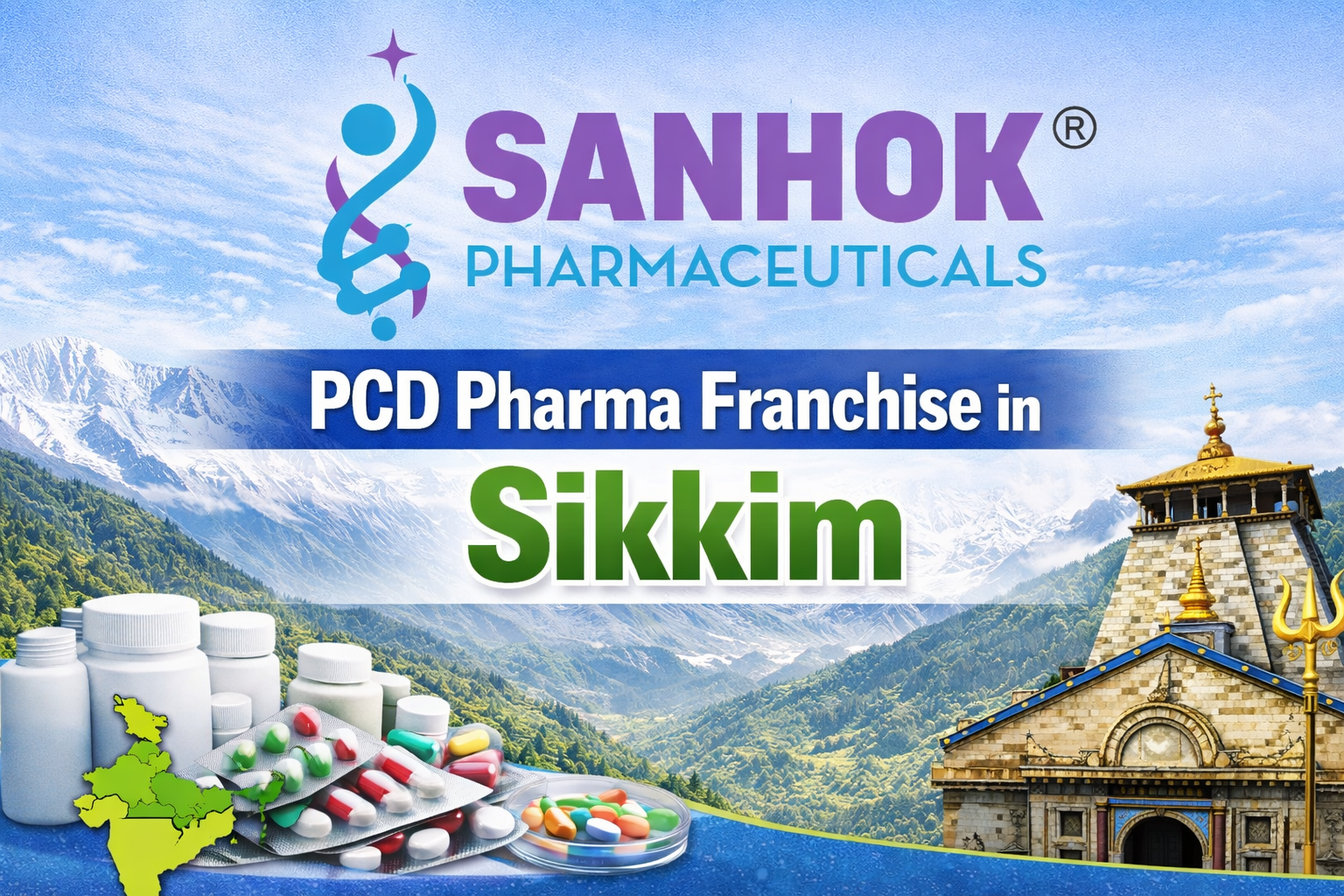 Pcd Pharma Franchise in Sikkim: Sanhok Pharma blog title image