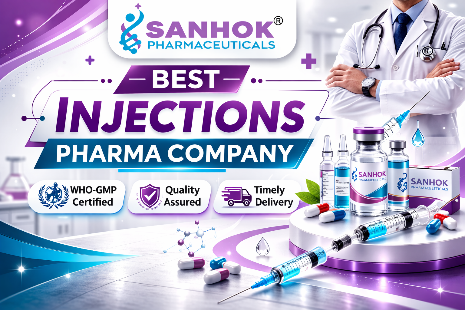 Best Injections Pharma Company: Sanhok Pharma